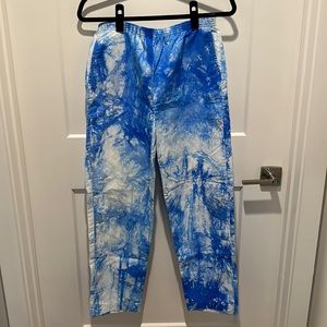 Blue Tie Dye Pants